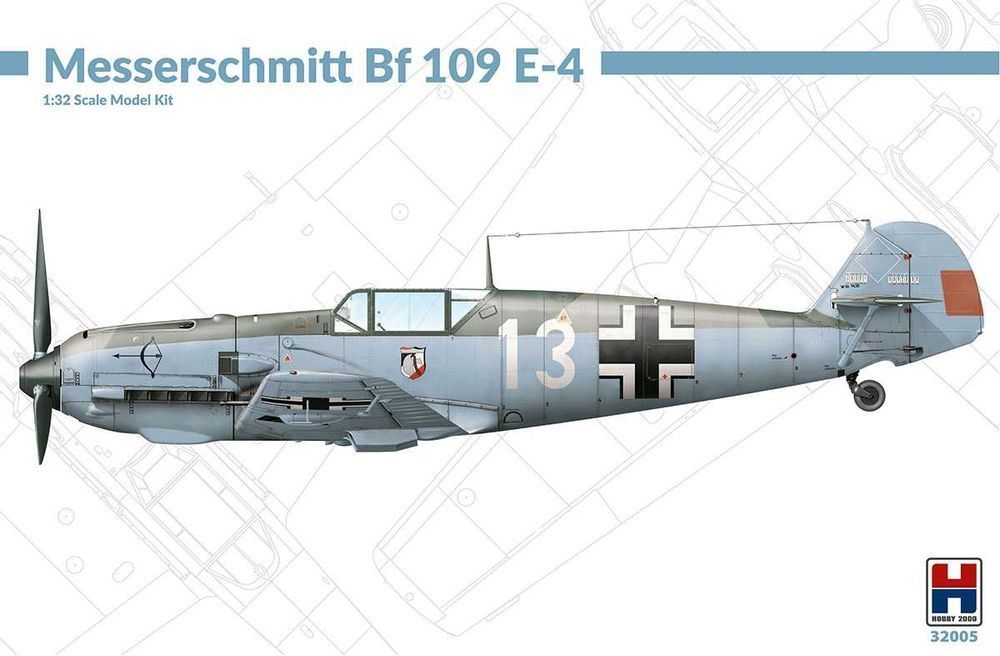 Hobby 2K 32005 Messerschmitt Bf 109 E-4 1/32 model do sklejania
