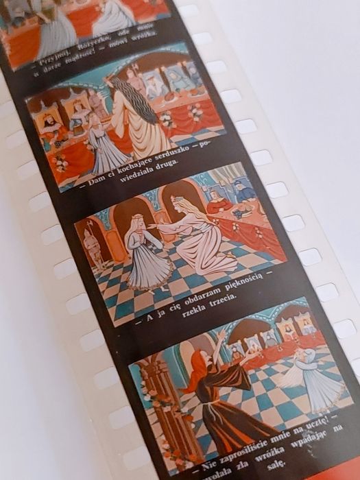 Bajka na Rzutnik Baśń o różyczce i dzielnym królewiczu na kliszy prl