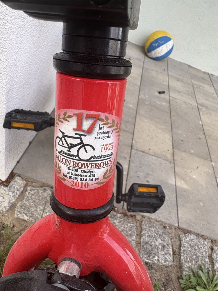 Spezedam rower dziecięcy Merida kolor czerwony