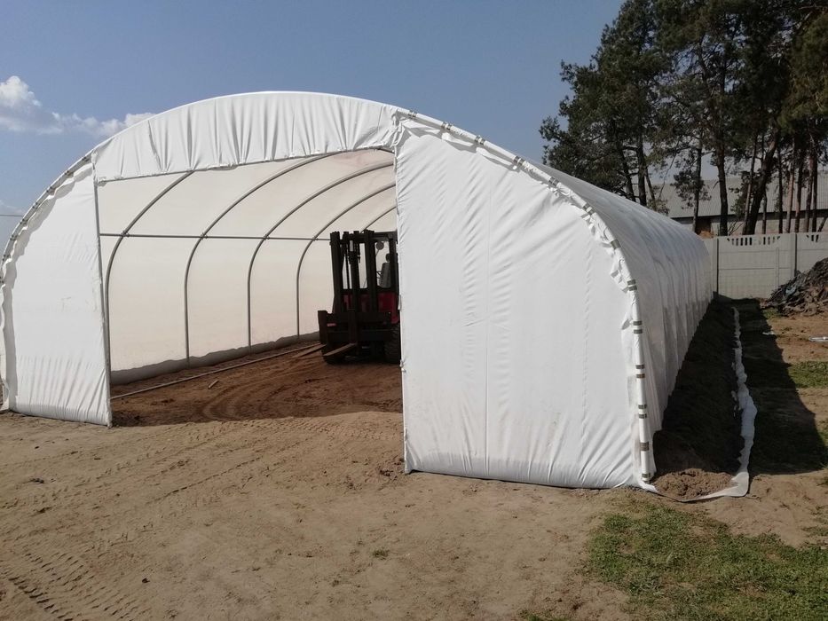 Hala Namiotowa Łukowa Rolnicza Magazyn Wiata Tunelowa 6.5x4.5x15