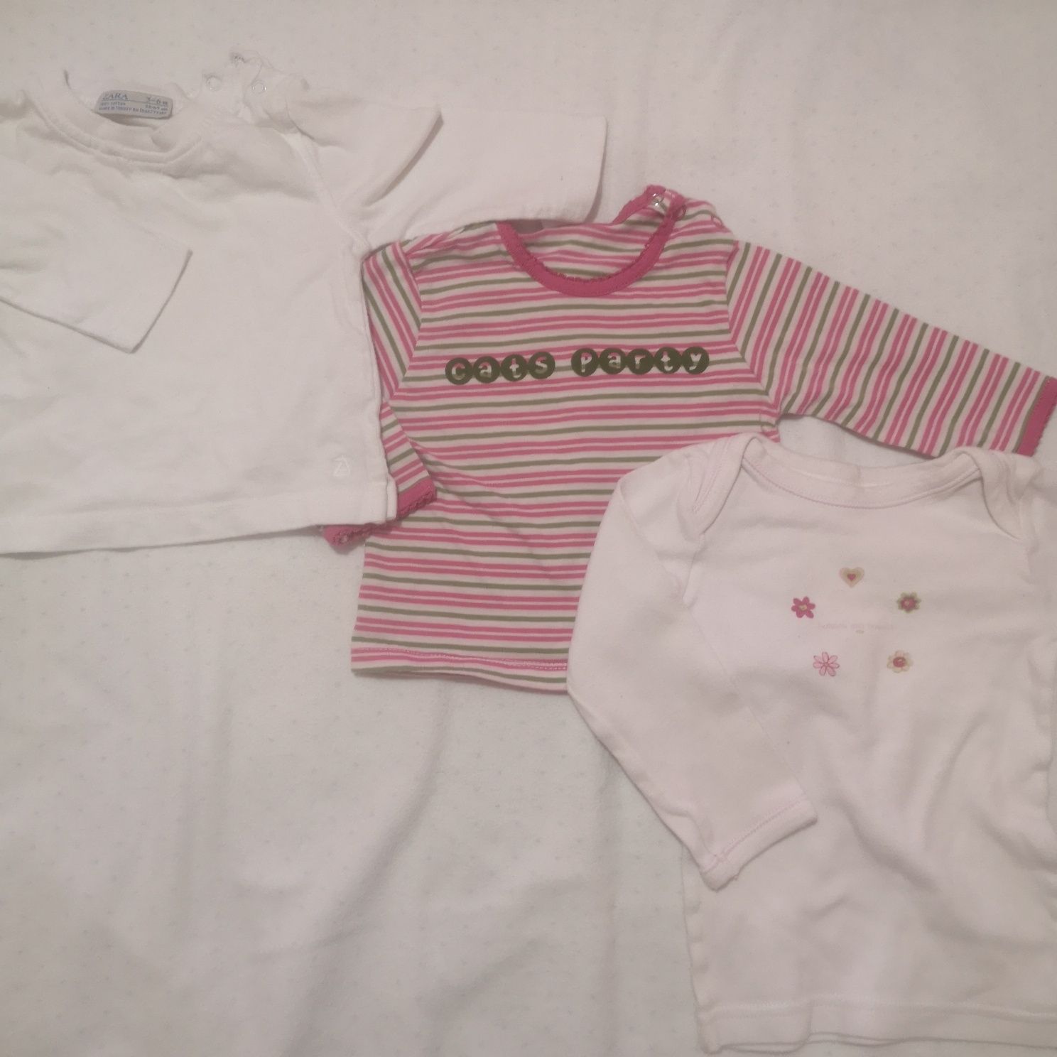 Conjunto blusas ZARA+ZIPPY 3-6 meses