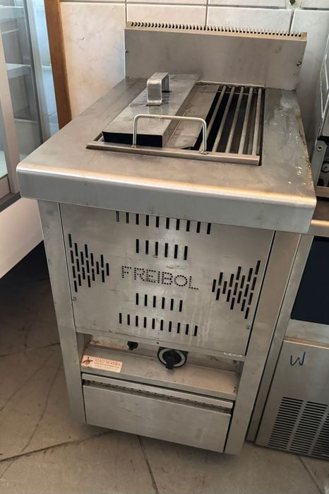 Grelhador a gás sem fumos