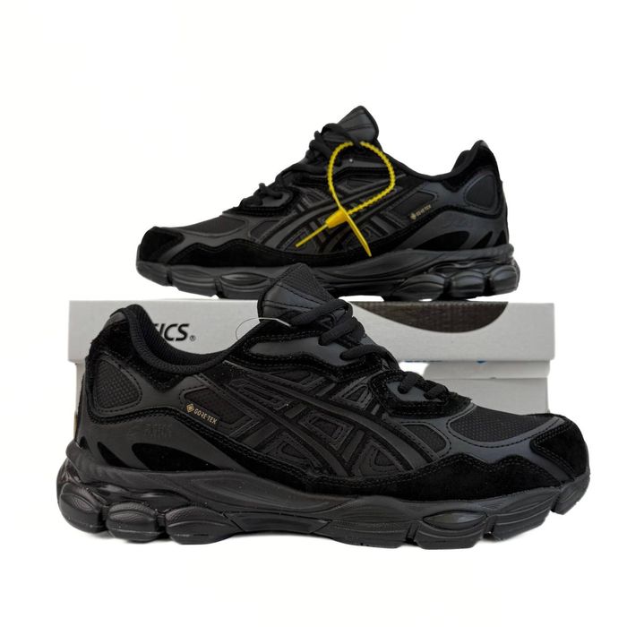 Кросівки Asics Gel NYC black на гортексі/асікс гель нук
