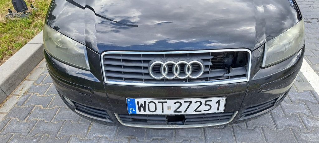 Audi a3, 1.6 mpi, czarny, sprawny