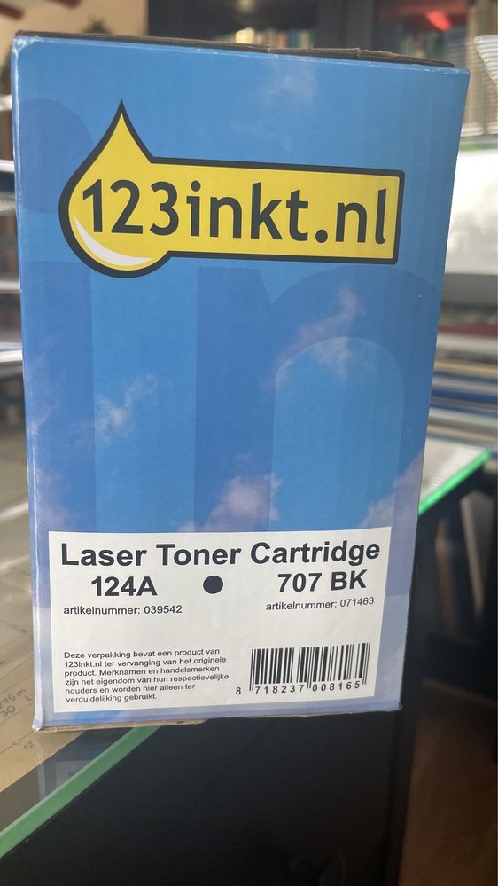 Toner 124a (707BK) HP color laserjet 2605DN