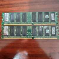 Memórias Kingston KVR400X64C3AK2/512 512MB 400MHz DDR CL3