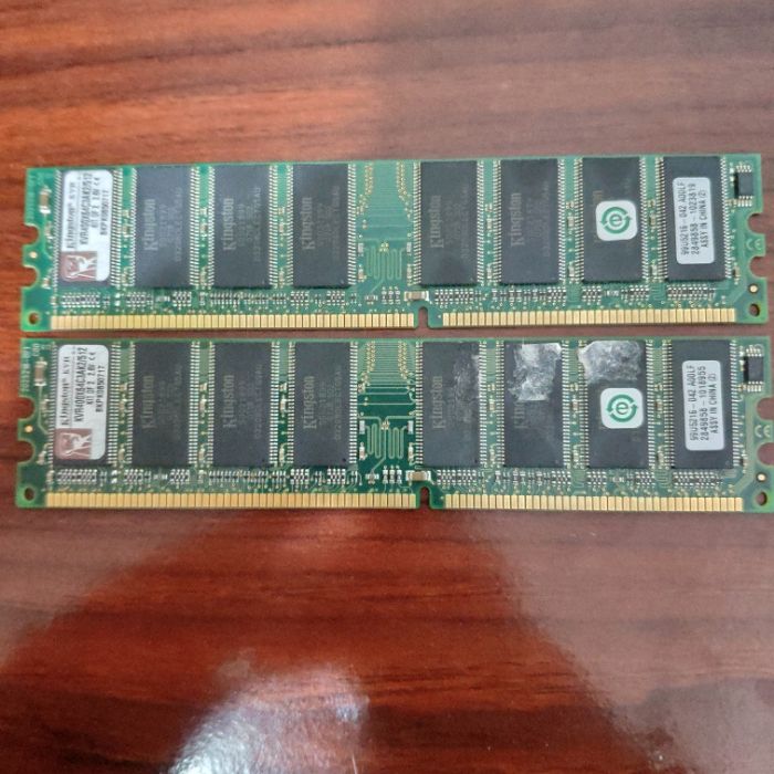 Memórias Kingston KVR400X64C3AK2/512 512MB 400MHz DDR CL3