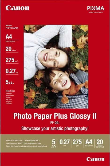 outlet papier fotograficzny canon pp-201 20 szt. 265 g/m² błyszczący