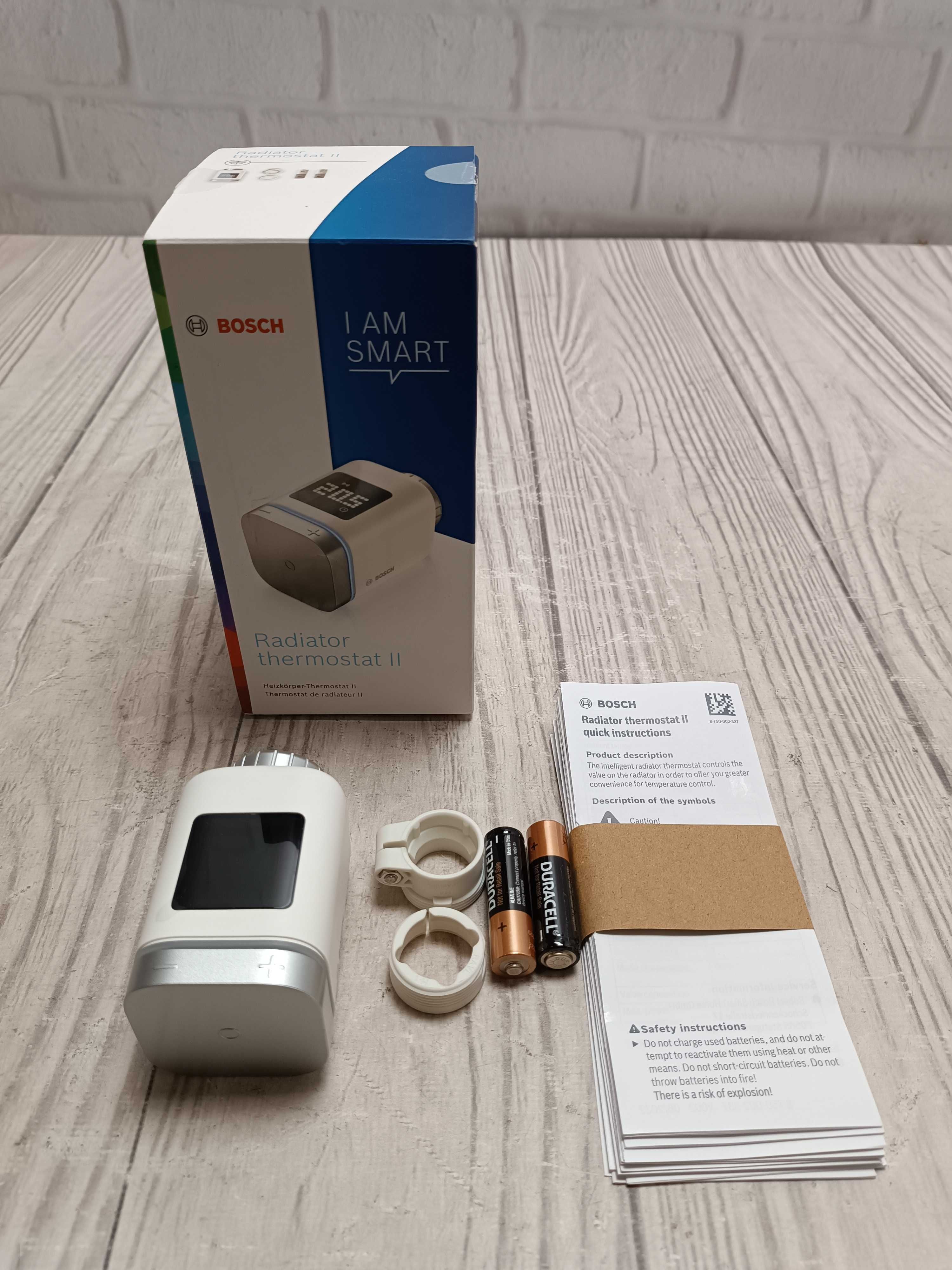 Bosch Smart Home Radiator Thermostat II, розумний термостат