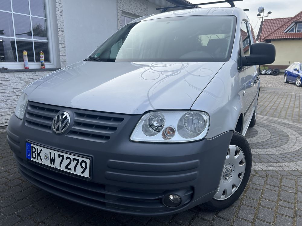 VW CADDY 7-Osob 1,4MPI 75KM Klima Zadbany BEZWYPADKOWY Niemcy