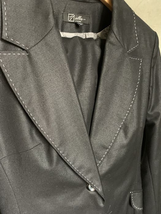 Жіночий костюм, юбка-жакет, вовна, р. S