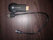 Chromecast, używany kilka razy. W pełni sprawny.