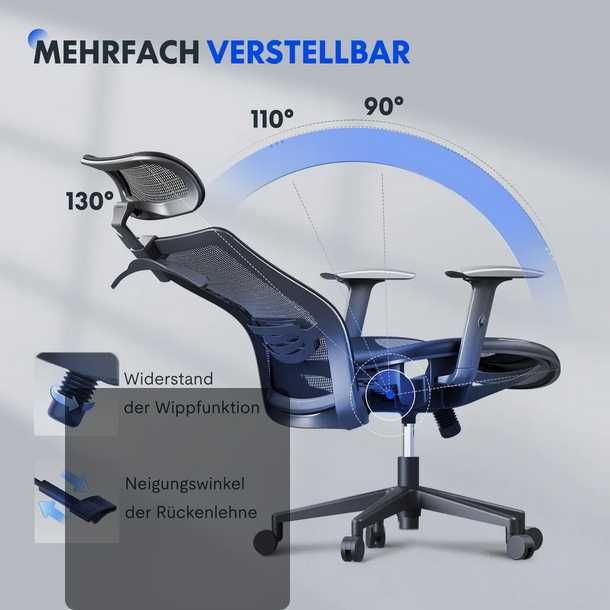 Ergonomiczne krzesło biurowe Flexispot OC3B