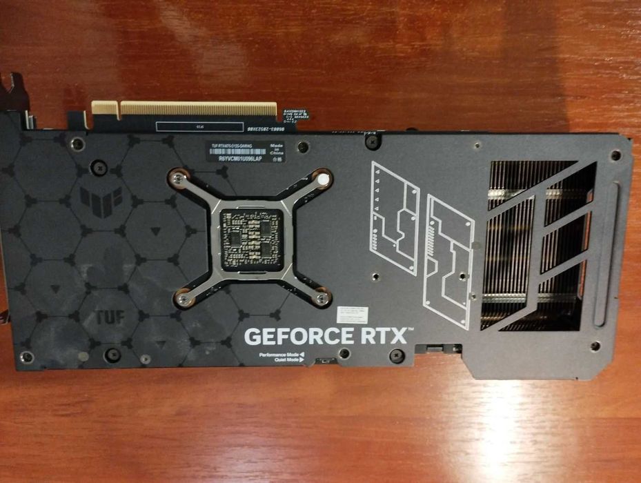 Відеокарта ASUS PCI-Ex GeForce RTX 4070 TUF Gaming OC Edition 12GB