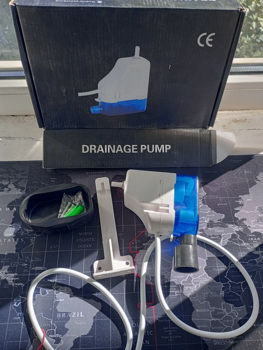 Конденсатний насос, двигун 24л/год,5 Вт,10м,70мл