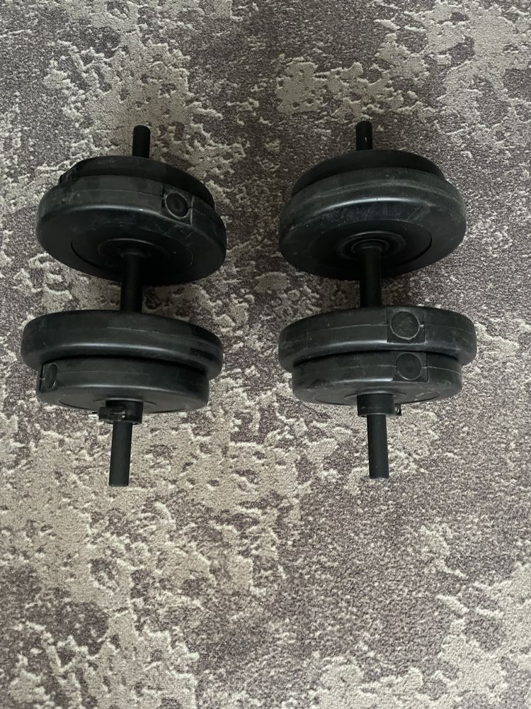 Продам гантели 32 кг пара