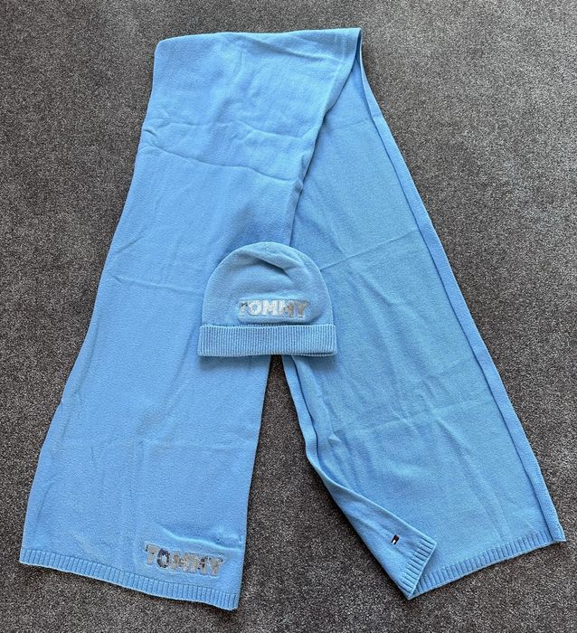 Konplet czapka szalik tommy hilfiger