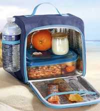 Torba turystyczna termiczna z pudełkiem lunchbox
