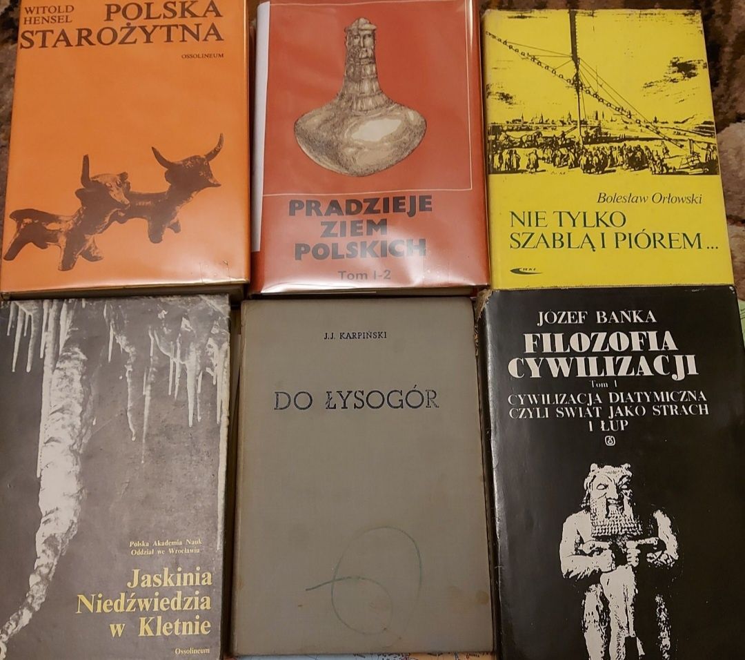 6 książek archeologia historia Polski