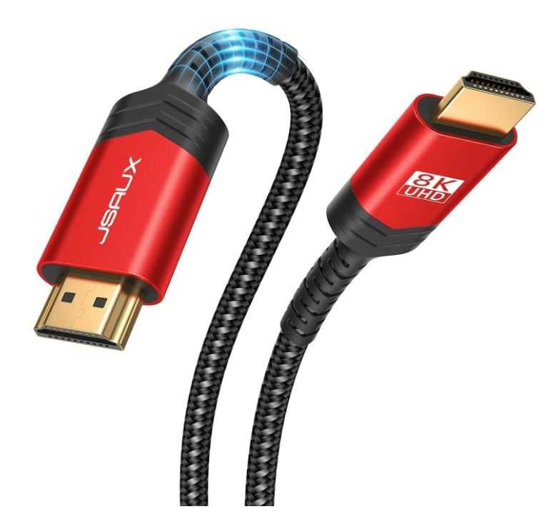 Kabel HDMI w oplocie JSAUX 3m 8K