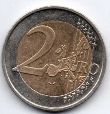 Moeda de 2 euros Portugal muito rara ano 2007 não consta como cunhada