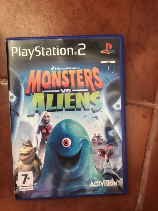 Jogo Monstros versus Aliens PS2