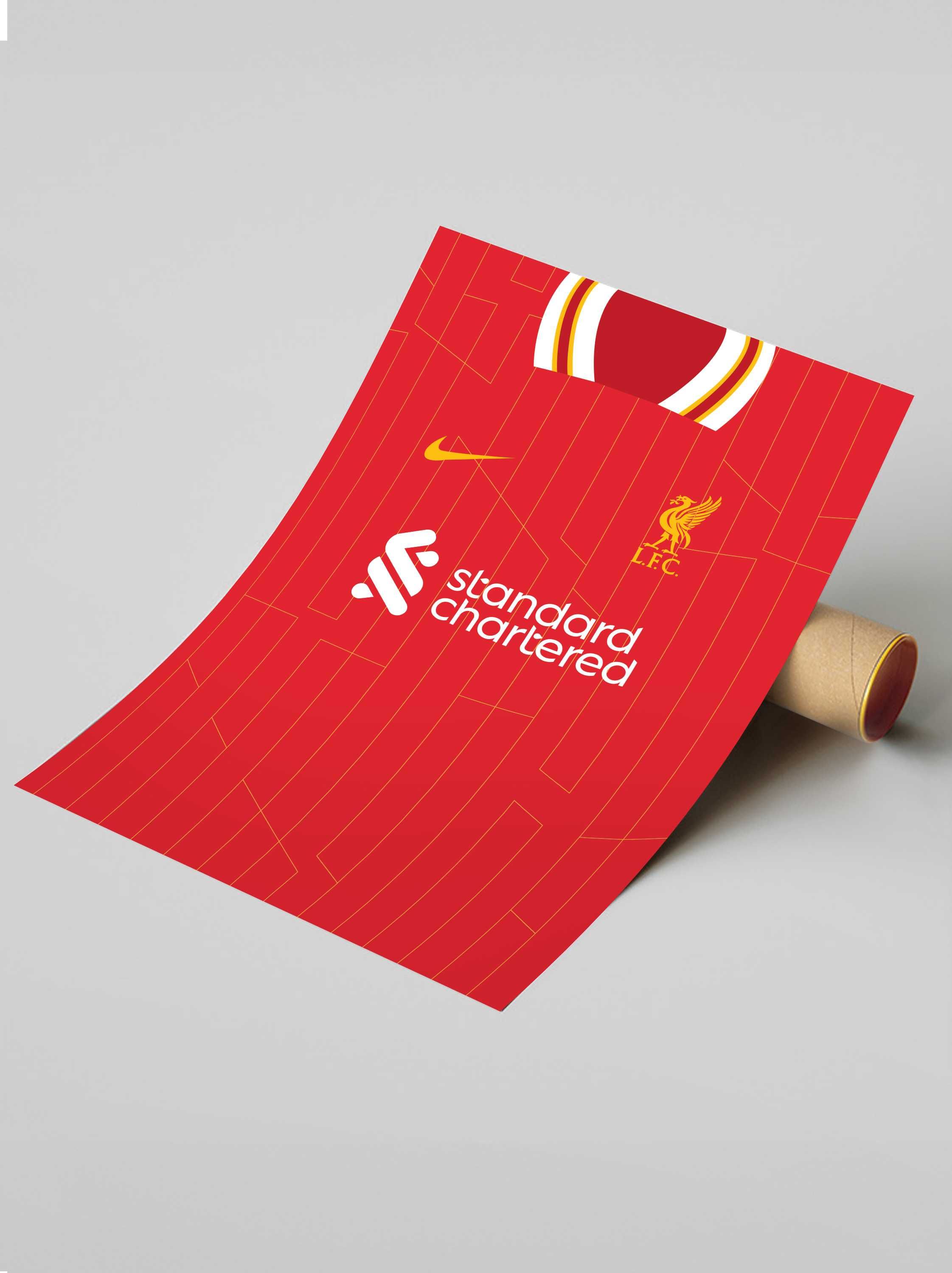 Plakat A3 Koszulka Liverpoolu