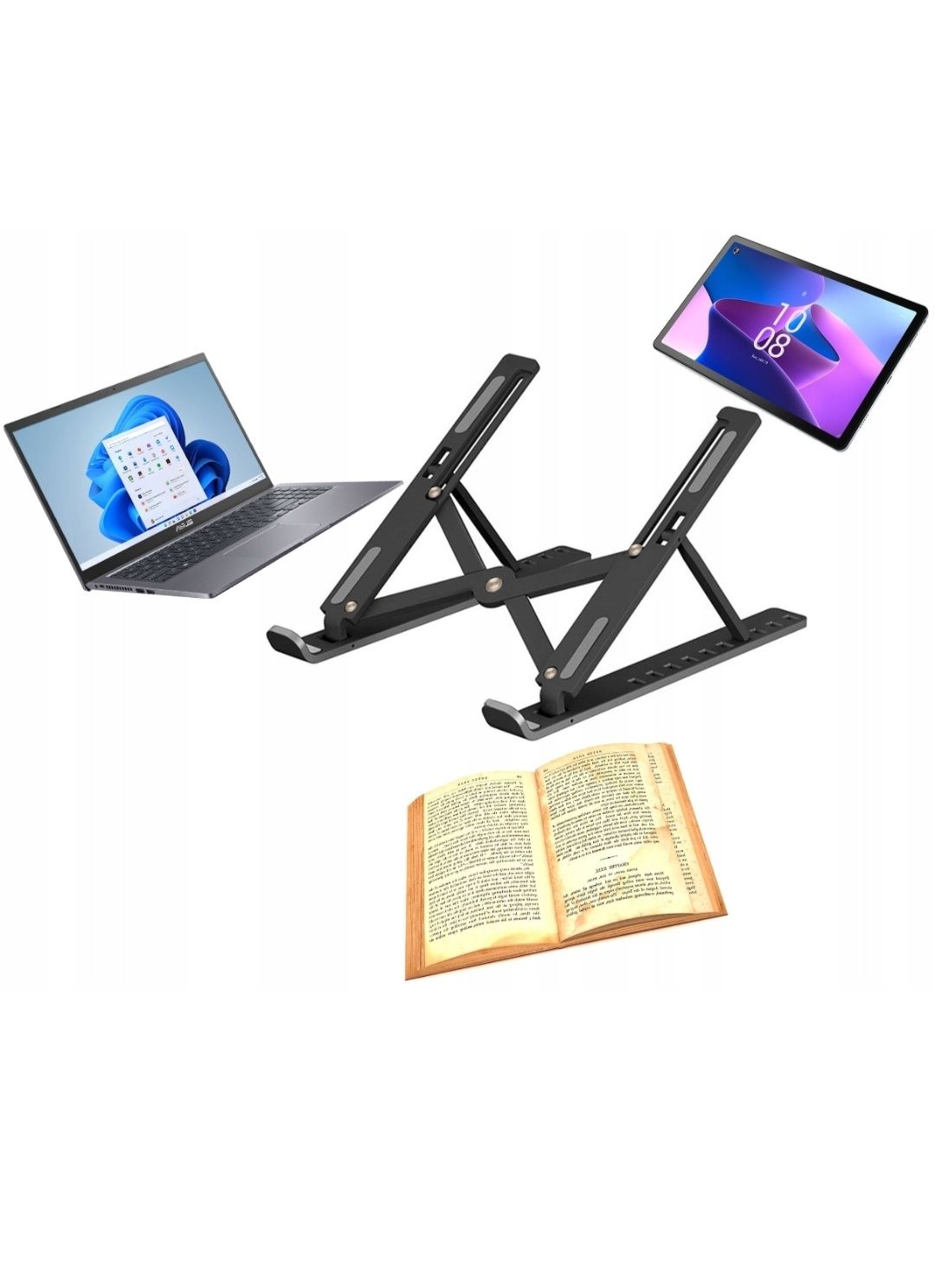 Stojak Podstawka na Książkę Podpórka pod Laptop