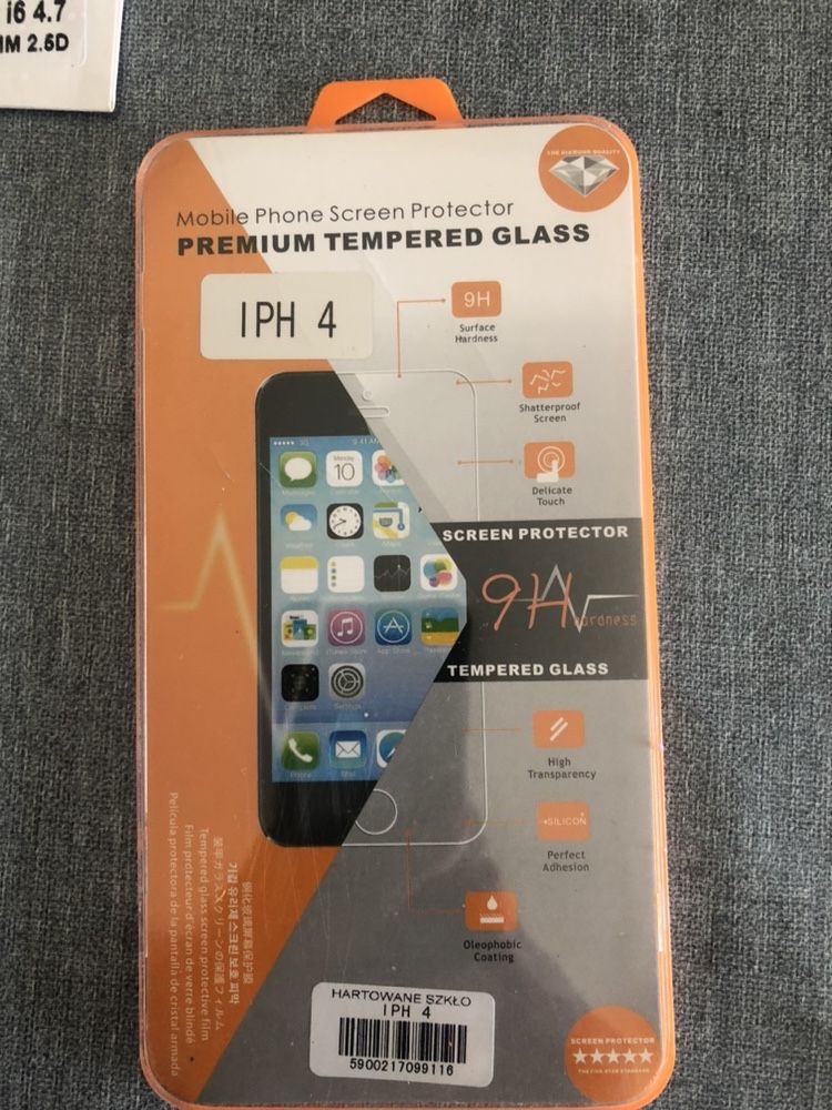Peliculas de vidro para Iphone 4 e outros novas