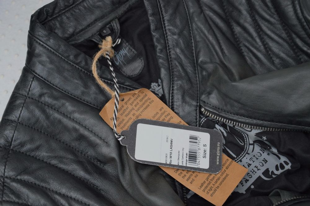 Skórzana kurtka męska GIPSY RIO W18 NOWA Rozm. S Motocyklowa Sportowa