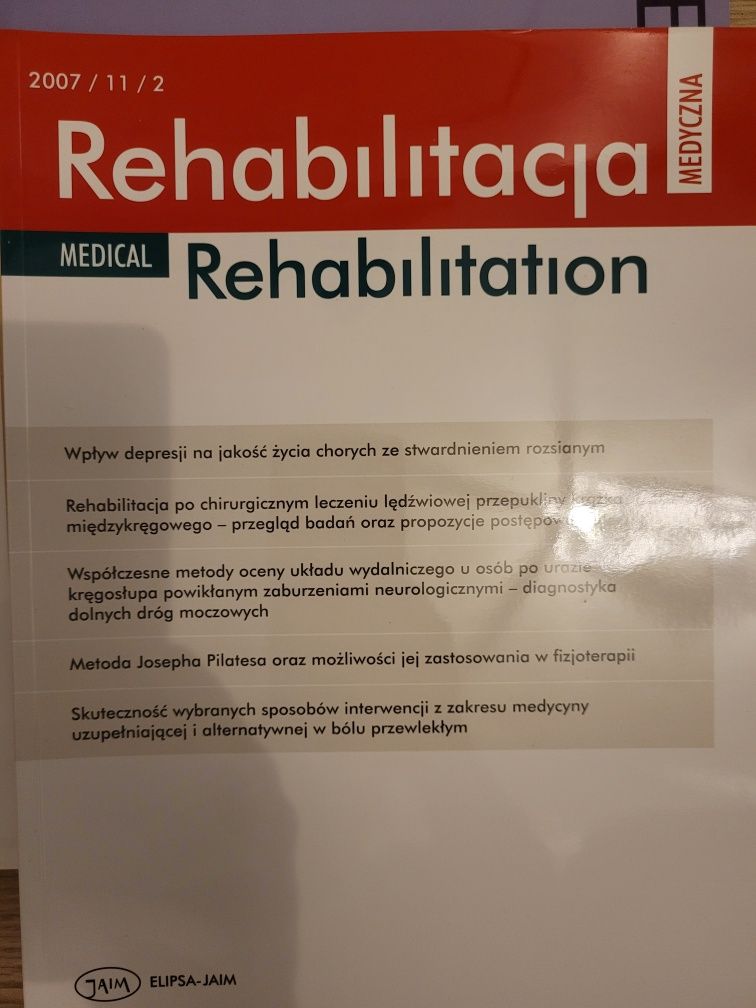 Zestaw kwartalników Rehabilitacja medyczna