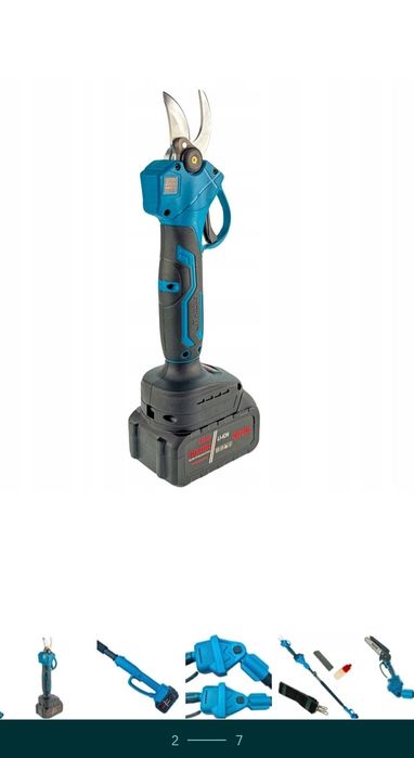 Piła i sekator Boxer  na wysiegniku 2xaku 5ah48v