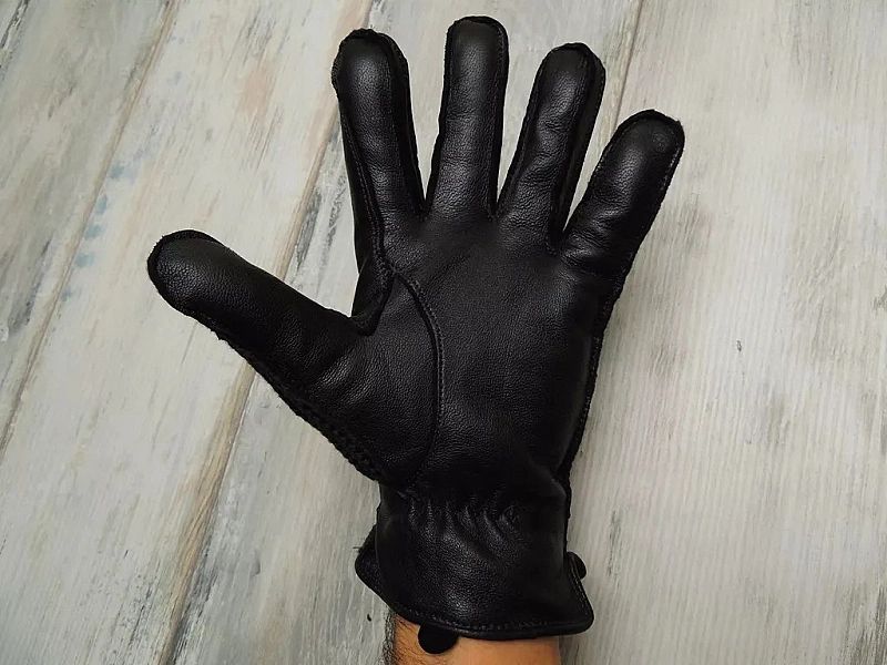 Dressmann Gloves Skórzane Rekawiczki Premium XL