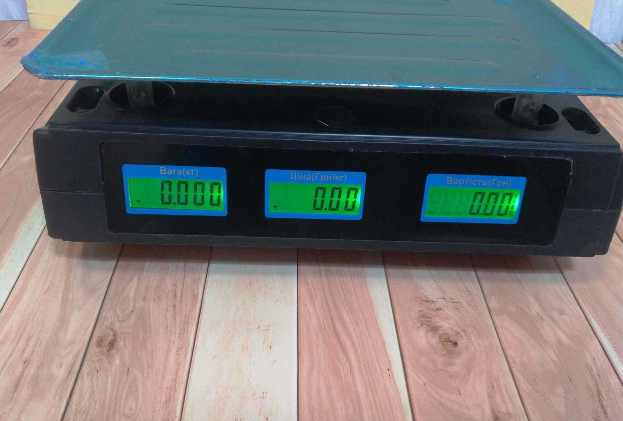 Crystal CT-500торговые весы электронные подсветка аккумулятор 50кг