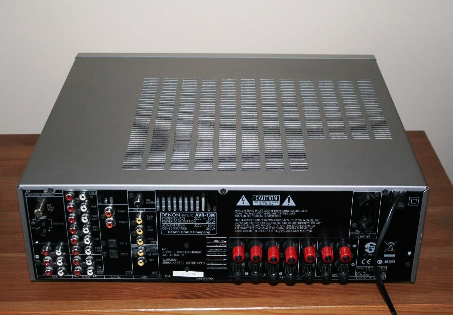 Wzmacniacz Denon AVR 1306 amplituner  kino domowe
