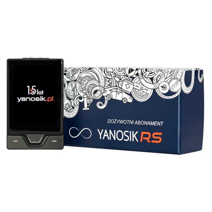 YANBOX Yanosik RS z dożywotnim abonamentem.