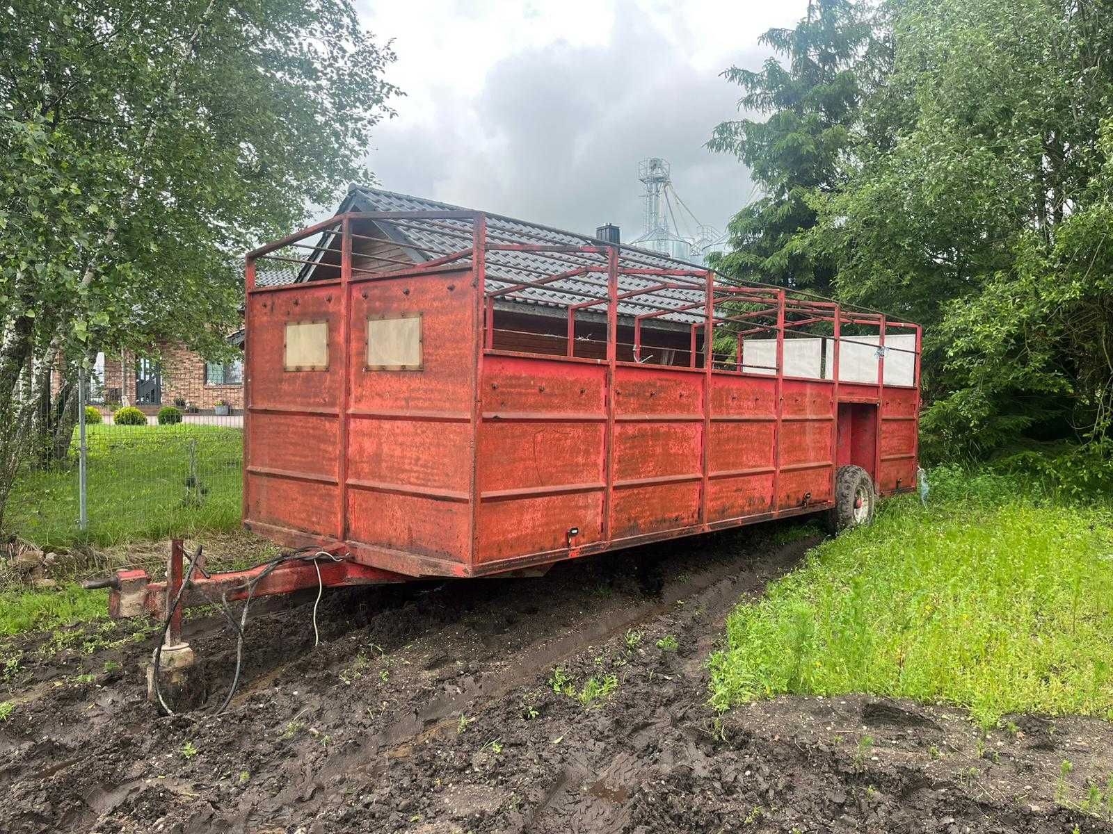 Przyczepa do przewozu zwierząt, Przyczepa do przewozu transportu bydła