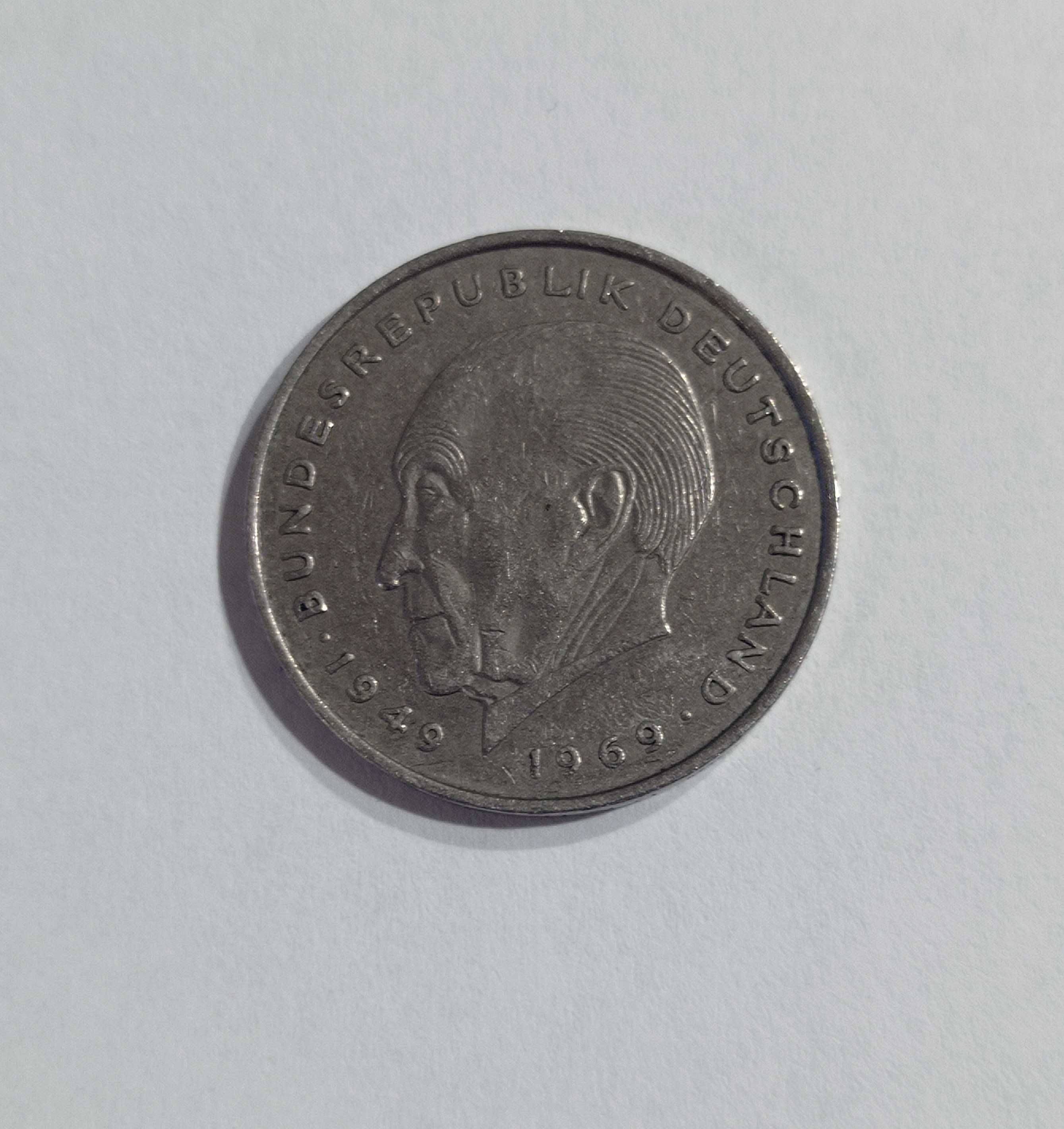 Moneta 2 marki 1972 Niemcy