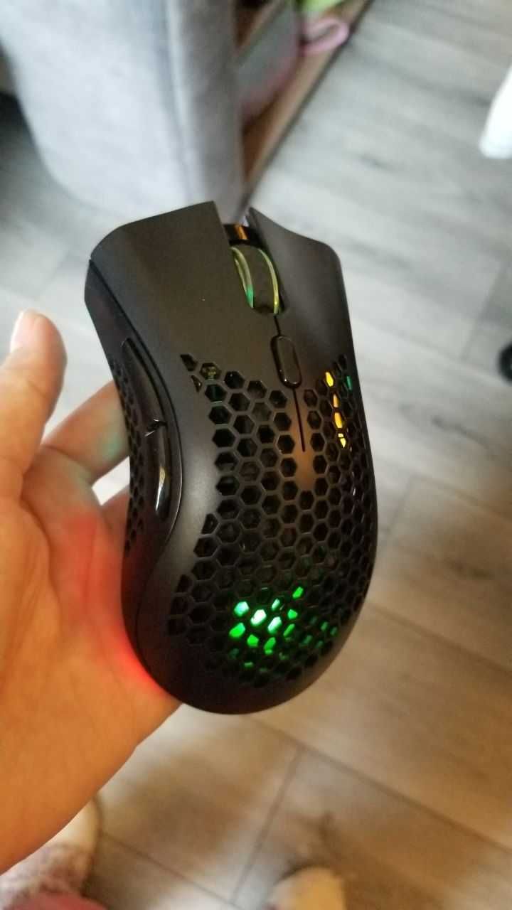 Мышь игровая Defender Warlock GM-709L RGB Wireless Black