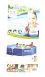 Piscina "Intex" 3,7M (3,66m x 76cm - 12' x 30") - Est. Metal + Bomba