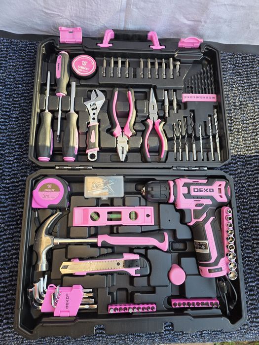 Набір інструментів DEKO + шуруповерт для дому. Ідеально на подарунок