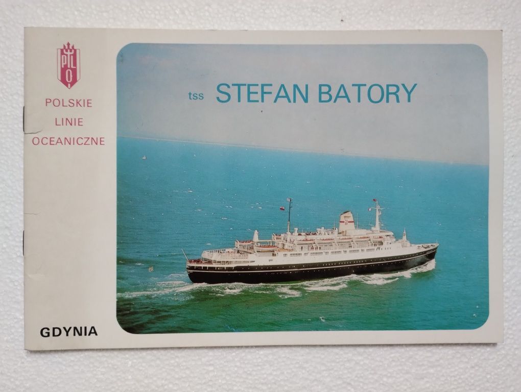 ts/s Stefan Batory - broszura informacyjna dla pasażerów, 1971 r.