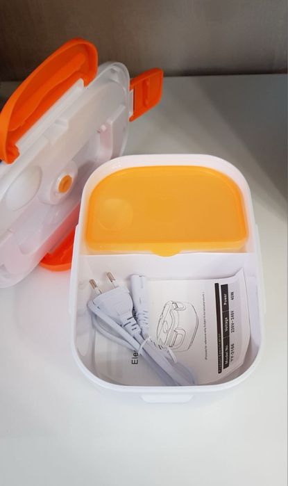 Ланч-бокс Electric Lunch Box с подогревом 2 в 1 220 В (с дефектом)