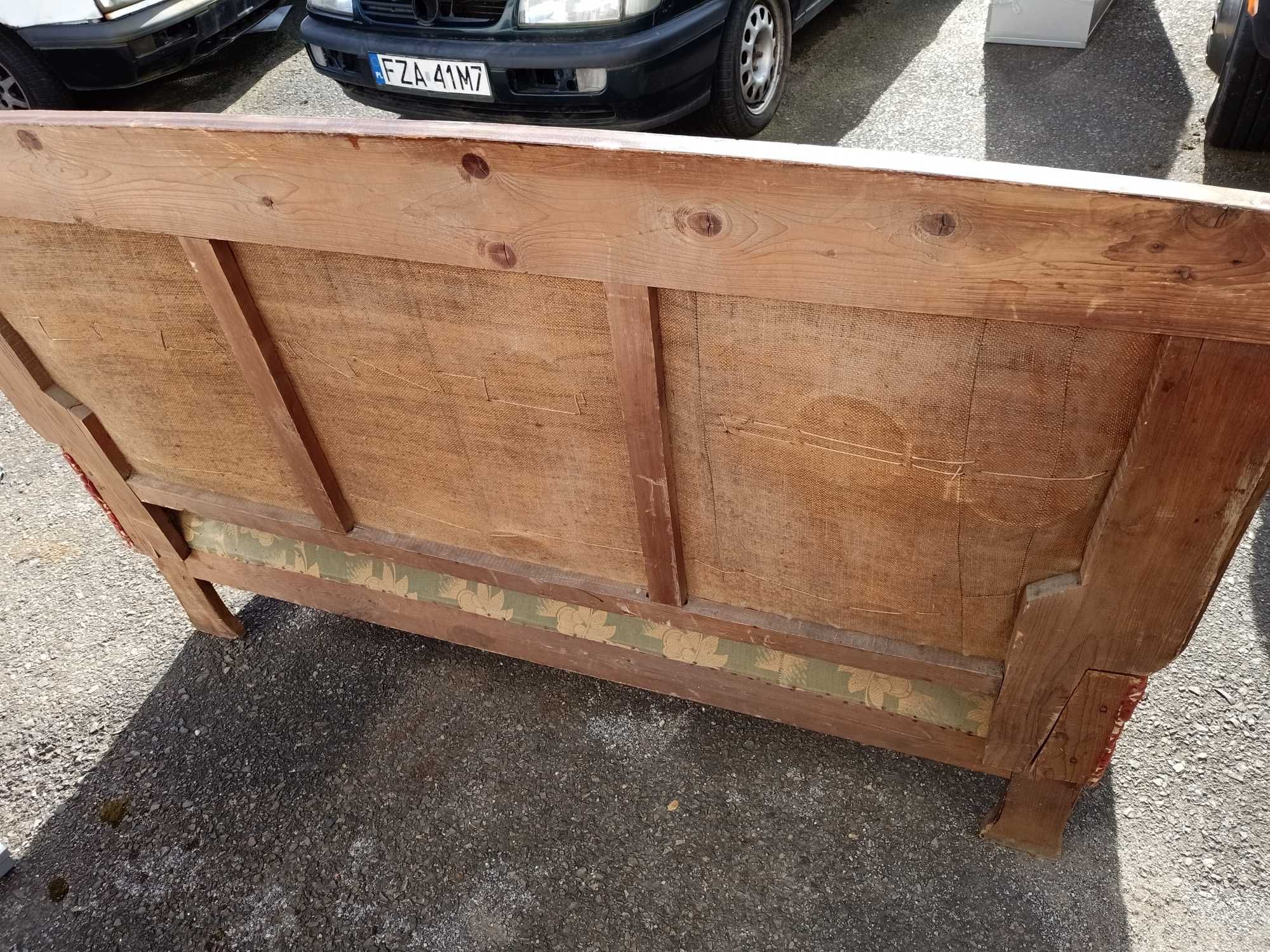 stara sofa dobry stan kanapa na sprężynach szer.176cm wys. całk. 112cm