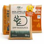 PELLET sosnowy pelet 15kg certyfikowany A1 dostawa 150 km GRATIS