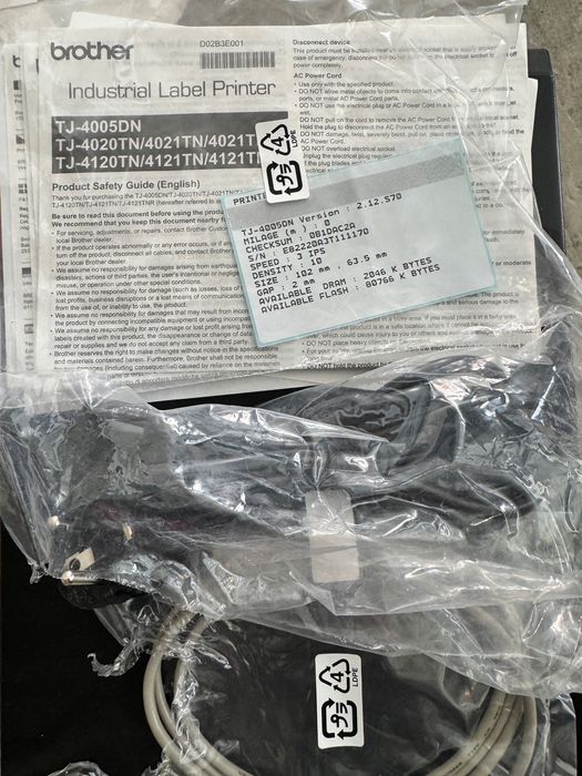 Drukarka jednofunkcyjna Termiczna Brother TJ-4005DN