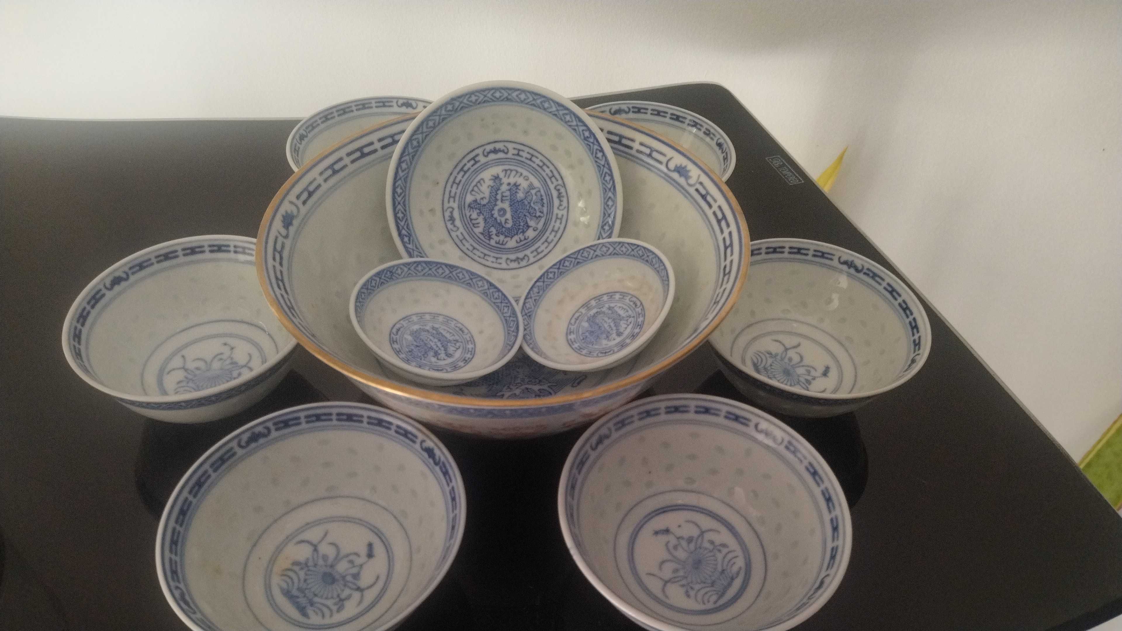 Porcelana chinesa bago de arroz (Macau)