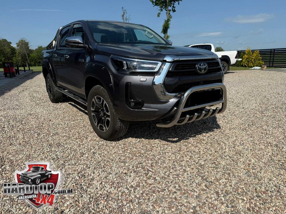 Orurowanie Toyota Hilux Kły Baranek niskie Grill Chrom Revo