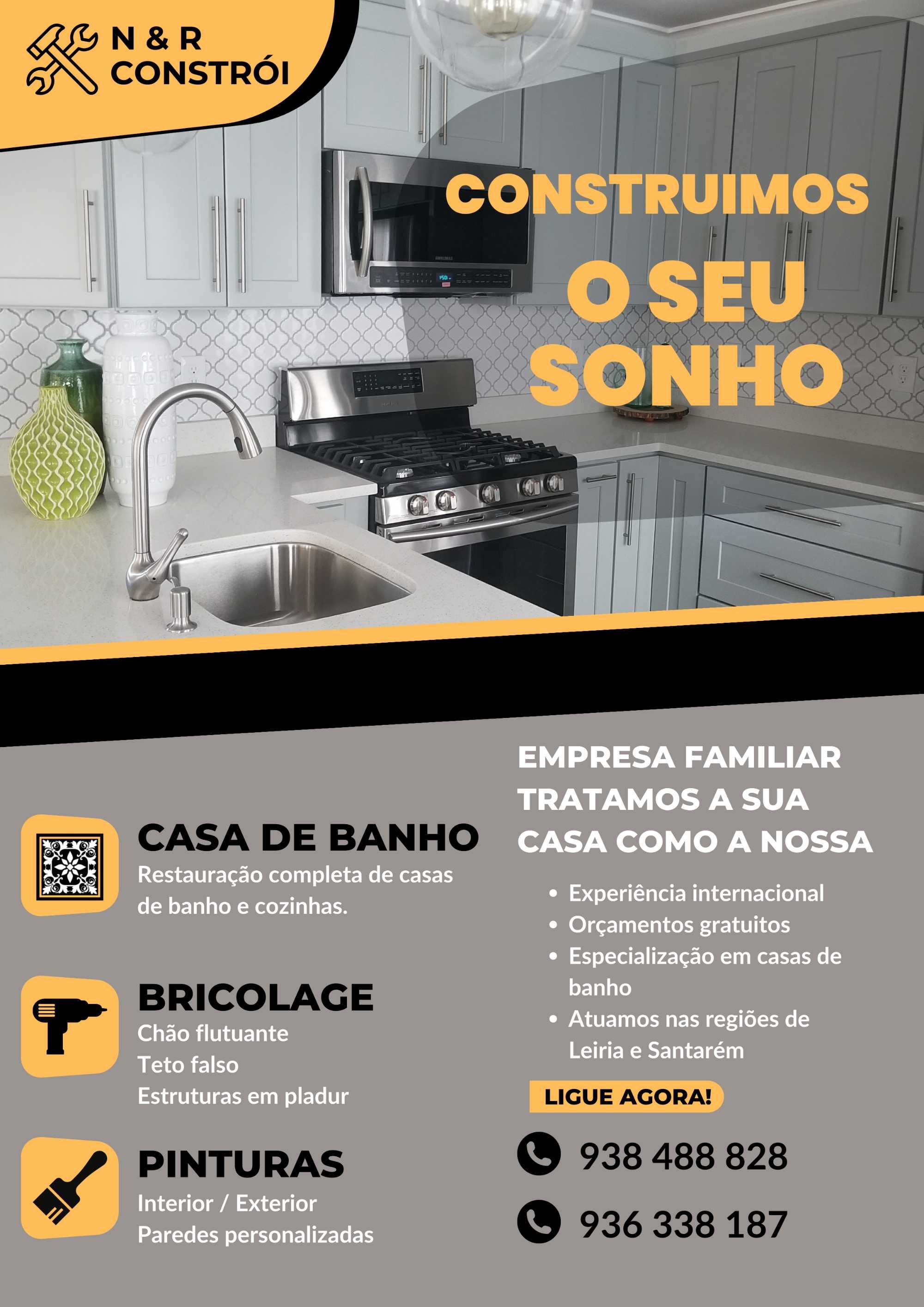 obras e reformas residenciais e comerciais