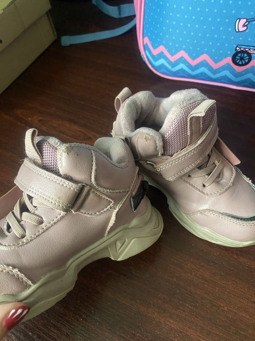 jong golf 28 осінь зима рожеві пудра чоботи взуття хайтопи снікерси